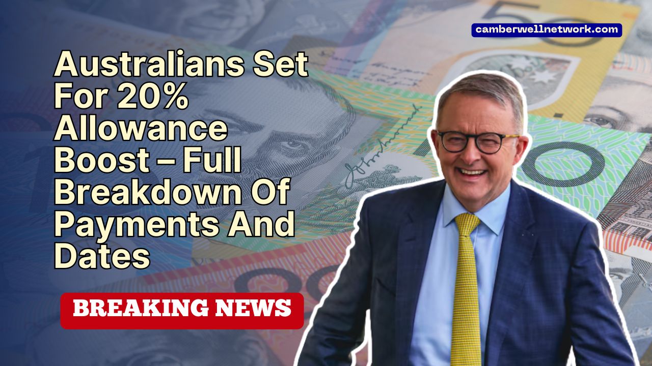 Australians Set For 20% Allowance Boost – Full Breakdown Of Payments And Dates