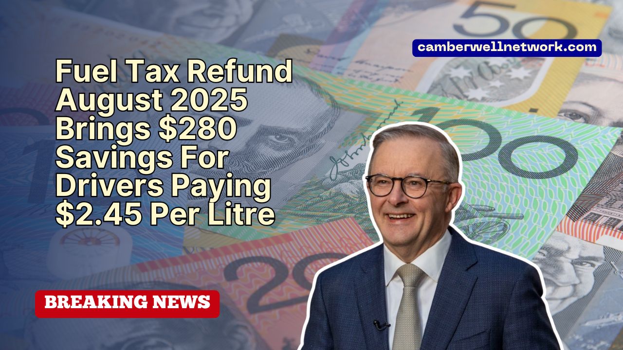 Fuel Tax Refund August 2025 Brings $280 Savings For Drivers Paying $2.45 Per Litre