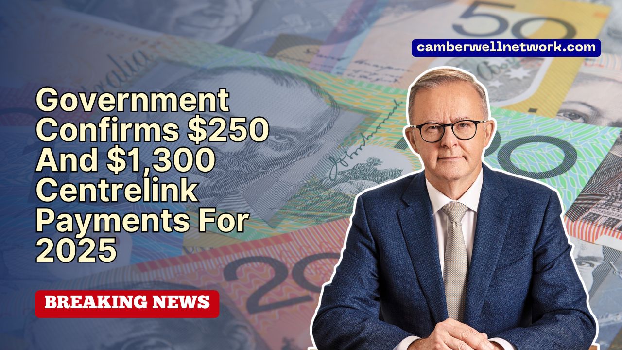 Government Confirms $250 And $1,300 Centrelink Payments For 2025